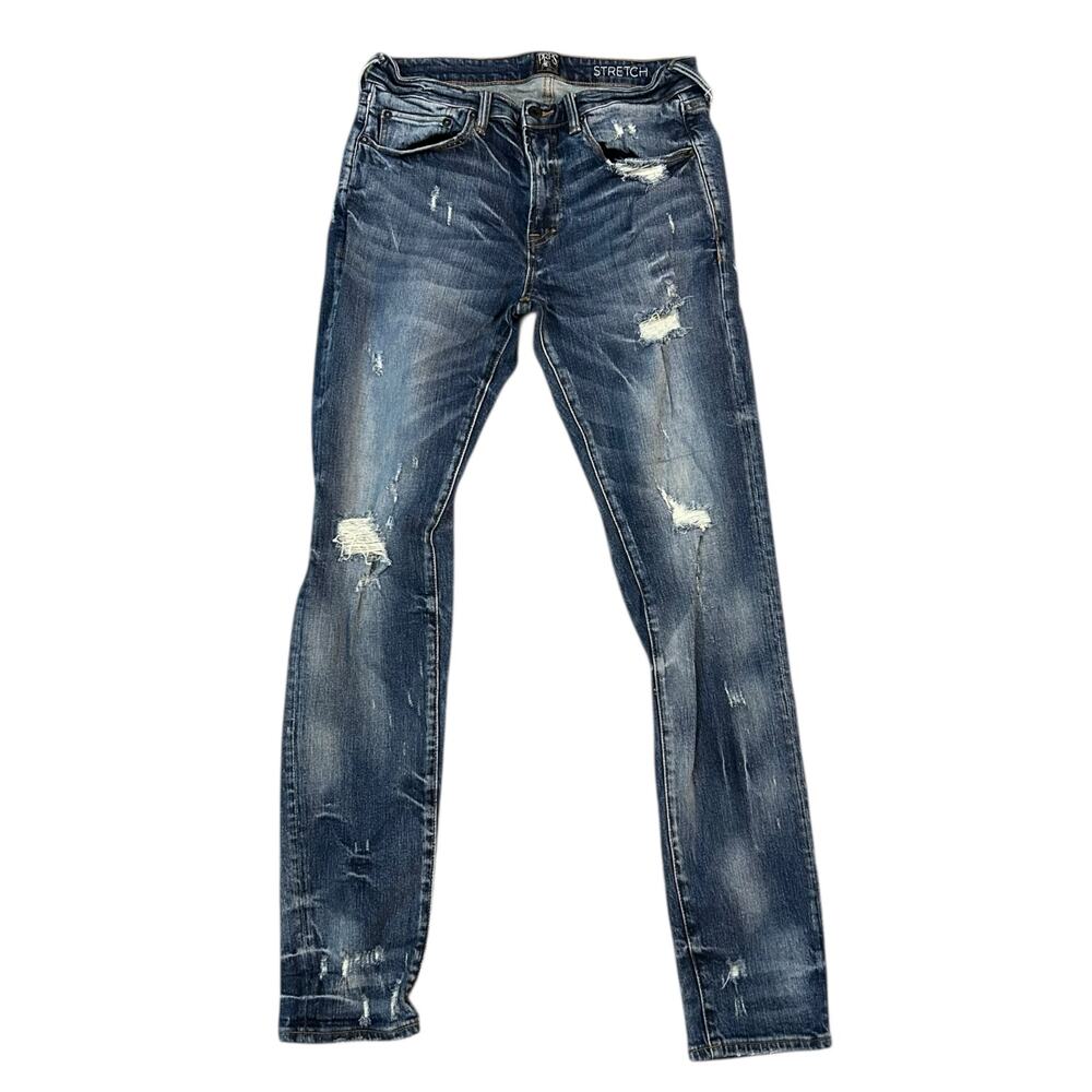 PRPS Windsor Tapered Skinny Fit Jeans 32x32(actual 30x32) Distressed Streetwear